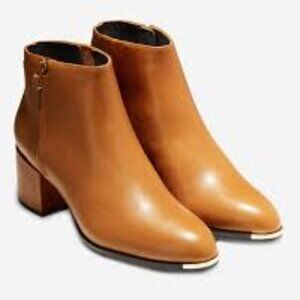 Cole Haan Grand Ambition Bootie 55MM Heel (Size: 8; Color: British Tan)